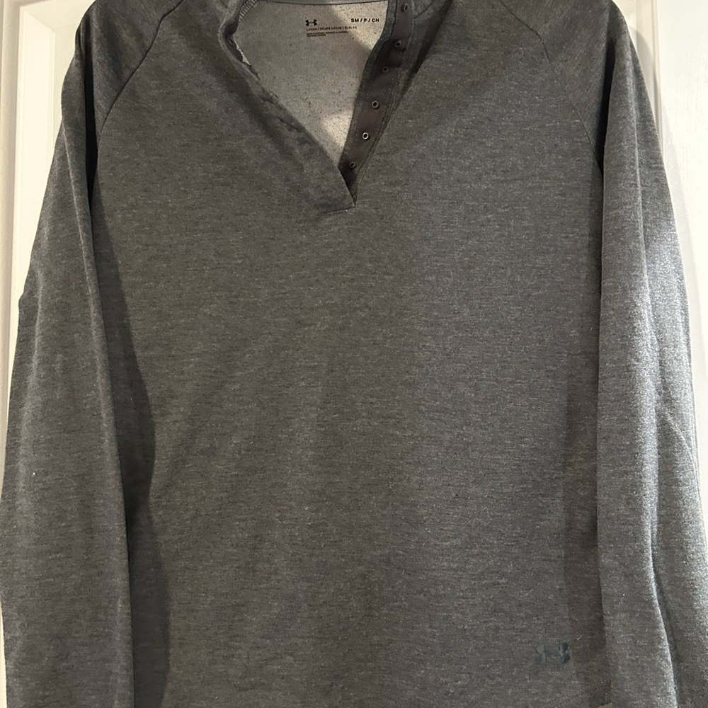 Under Armour  Gray V-Neck Pullover